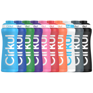 Cirkul 22oz. Grip Stainless Steel Bottle & Sport Lid