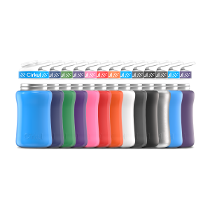 Cirkul 12oz. Stainless Steel Bottle & Comfort Grip Lid