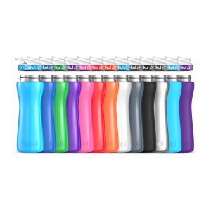 Cirkul 22oz. Stainless Steel Bottle & Comfort Grip Lid