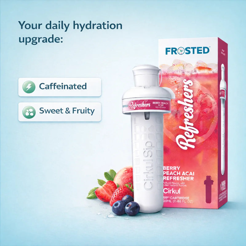 Cirkul Frosted Refreshers | Berry Peach Acai Refresher - Image 2